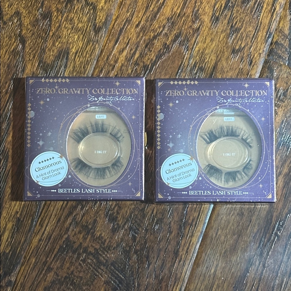 NWT Beetles Lash Style Zero Gravity Collection - Lot of 2 Packages